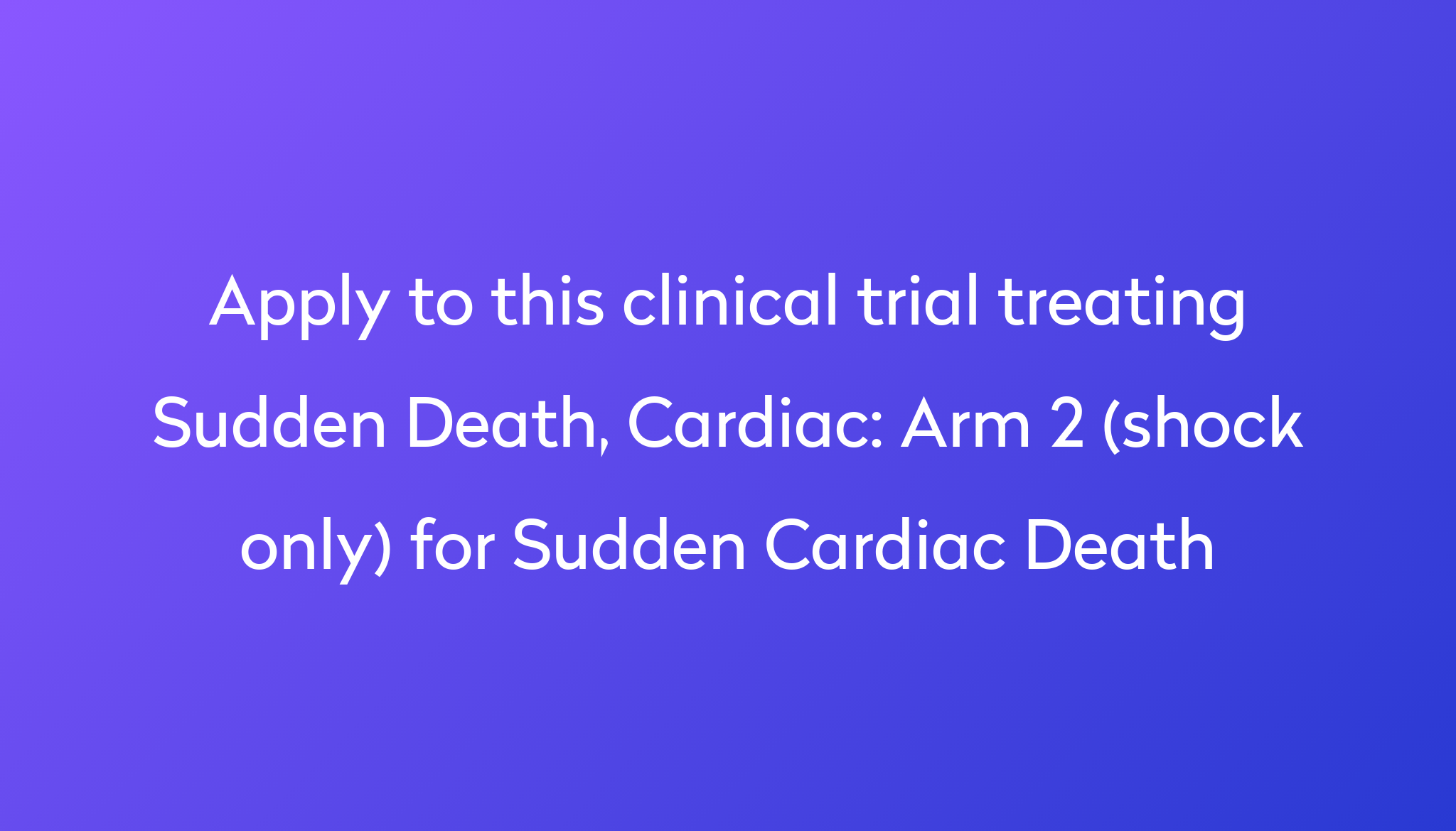 arm-2-shock-only-for-sudden-cardiac-death-clinical-trial-2023-power